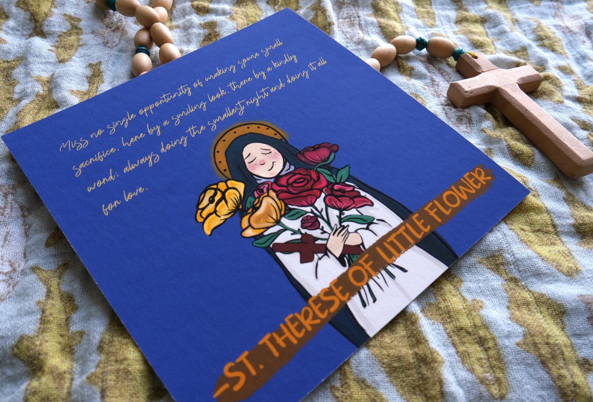 Children's Saint Art - Saint Therese of Little Flower